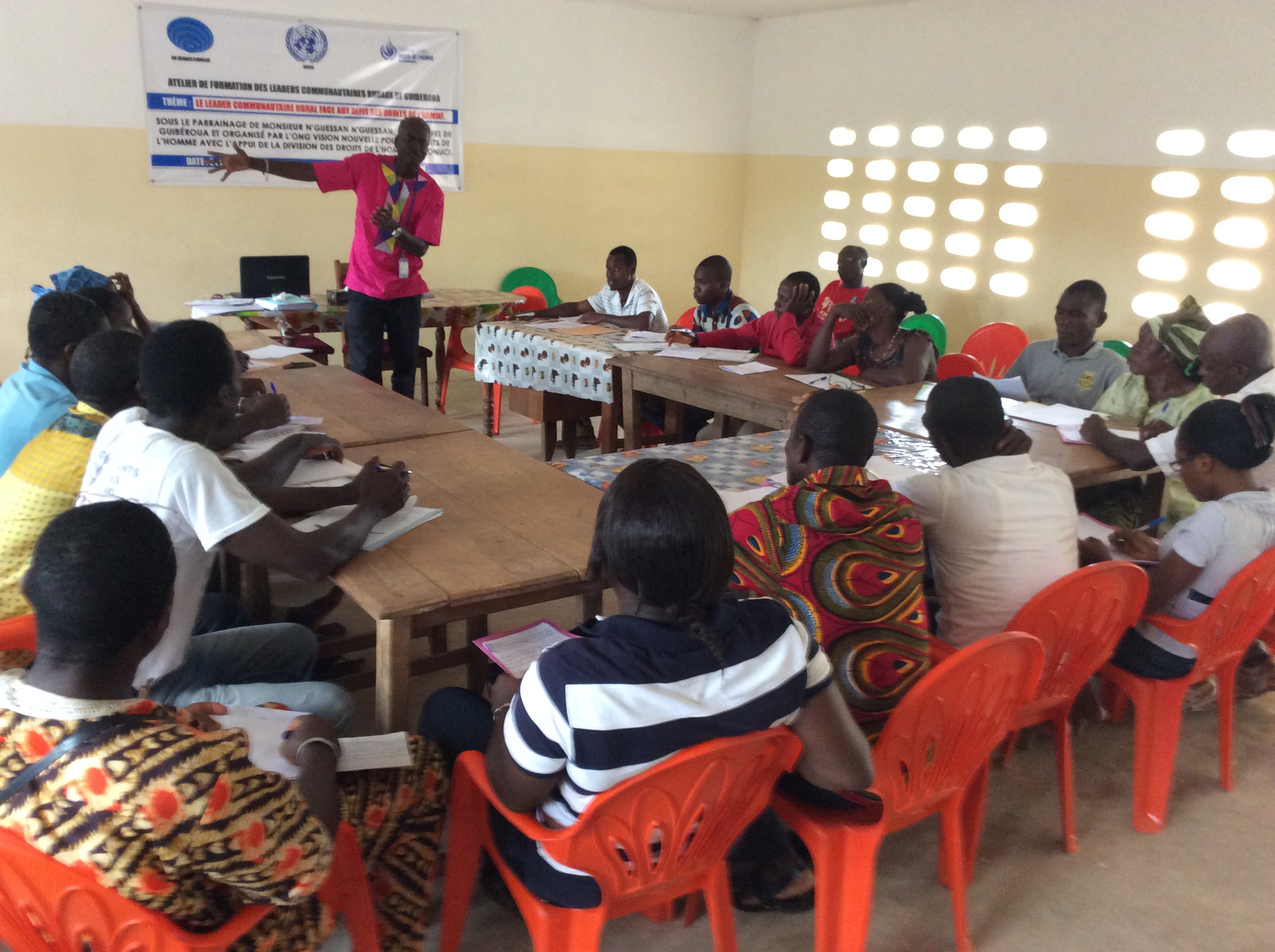 Atelier de formation des leaders ruraux de Guibéroua